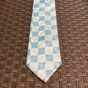 Pierre Cardin checkered tie one size